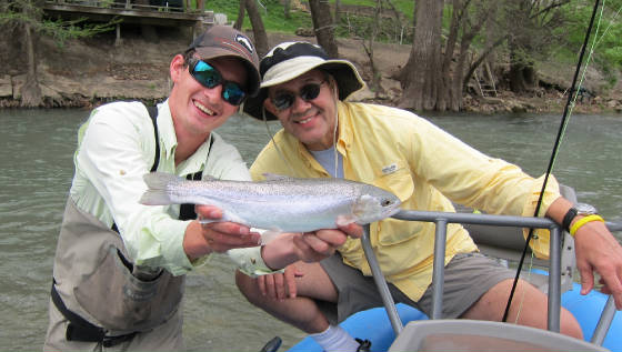 Guadalupe River Fly Fishing Guides Guadalupe Trout Fishing